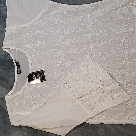 0151. NWTs ~ Beautiful 100% Cotton ~ XXL ~ Embroidery 👍💕 - Picture 4 of 11